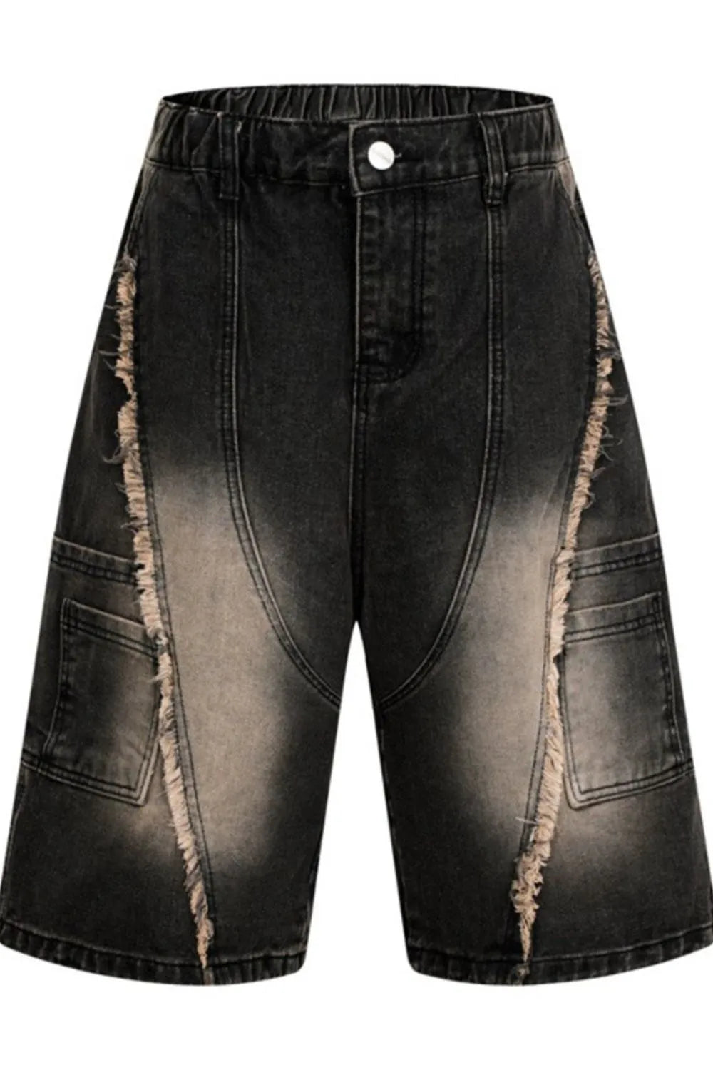 Men's Raw Hem Denim Shorts - Farnelli
