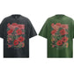 Men's Flower Graphic Oversized T-Shirt - Farnelli