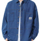 Men's Plus Size Button Up Long Sleeve Denim Shirt - Farnelli