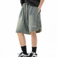 Men's Plus Size Drawstring Denim Shorts - Farnelli