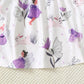 3-Piece Children's Printed Ruffle Sleeve Baby Dress - Farnelli