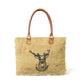 Nordic Charm Canvas Shoulder Tote Bag