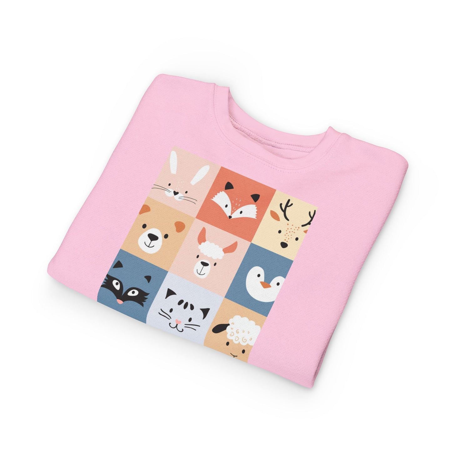 Cute Animal Toddler Sweatshirt | Kids Cozy Crewneck, Baby Gift, Toddler Apparel, Playdate Outfit, Animal Lovers Clothing