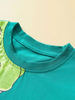 Children's Dinosaur Short Sleeve Tee & Shorts Set - Farnelli