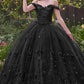 Ladivine 15704 Off the Shoulder Quinceanera Floral Ball Gown