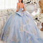 Ladivine 15715 Strapless Quinceanera Poofy A-Line Sweet 16 Gown