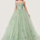 Ladivine 15718 Long Princess Layered Tulle 3D Applique Ball Gown