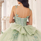 Ladivine 15718 Long Princess Layered Tulle 3D Applique Ball Gown