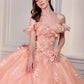 Ladivine 15731 Off the Shoulder Quinceanera A-Line Ball Gown