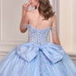 Ladivine 15735 Off the Shoulder Beaded Corset Bodice Quinceanera Ball Gown