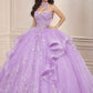 Ladivine 15741 Sweetheart Neckline Choker Strap Quinceanera Gown