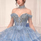 Ladivine 15742 Off the Shoulder Poofy Quinceanera Ball Gown