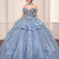 Ladivine 15742 Off the Shoulder Poofy Quinceanera Ball Gown