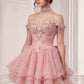 Ladivine 15742 Off the Shoulder Poofy Quinceanera Ball Gown