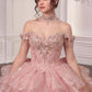 Ladivine 15742 Off the Shoulder Poofy Quinceanera Ball Gown