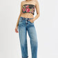 RISEN Full Size High Rise Crop Boyfriend Jeans Plus Size - Farnelli