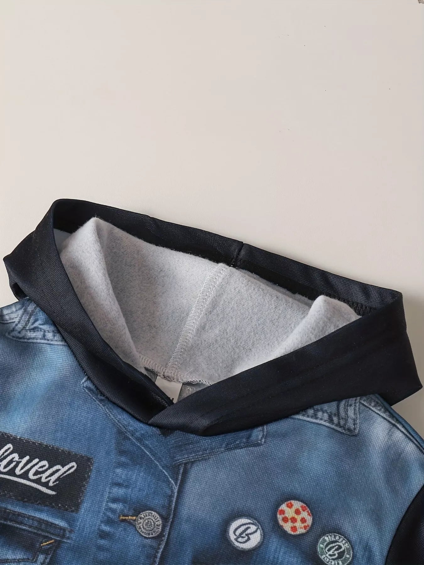 Children's Button Up Hooded Jacket & Pants Set - Farnelli