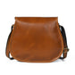 Classy Leather Bags 2-pocket leather sling for women, crossbody bag with adjustable strap