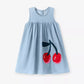 Children's Cherry Sleeveless Casual Dress - Farnelli