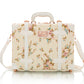 SarahFace Briefcase - Beige Floral's
