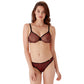 Gossard Glossies Leopard Red Printed Sheer Thong Panty-3