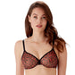 Gossard Glossies Red Leopard Print Sheer Molded Bra-4