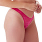 Gossard Glossies Lace Hot Pink Sheer Mesh Thong Panty-1
