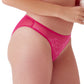 Gossard Glossies Lace Hot Pink Sheer Bikini Panty-1