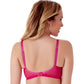 Gossard Glossies Lace Hot Pink Sheer Mesh Molded Bra-2