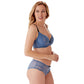 Gossard Superboost Lace Moonlight Blue Sheer Shorts Panty-4