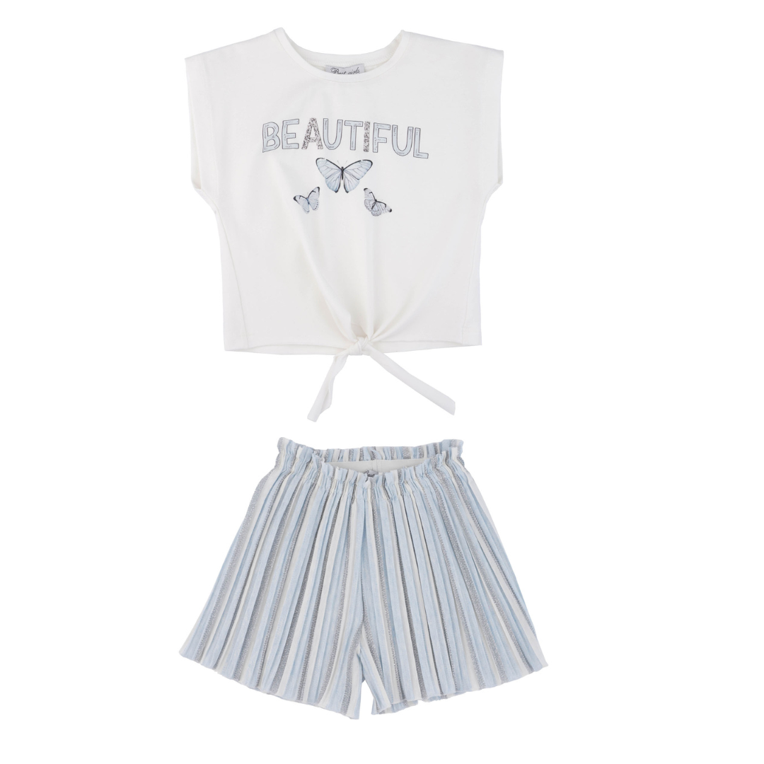Sassy Butterfly Girls Casual Set-1