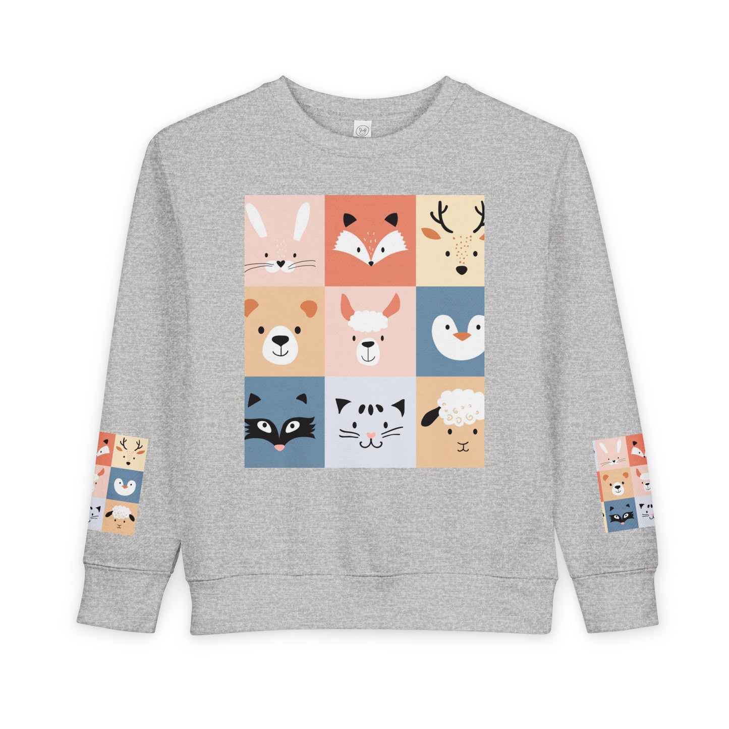 Cute Animal Toddler Sweatshirt | Kids Cozy Crewneck, Baby Gift, Toddler Apparel, Playdate Outfit, Animal Lovers Clothing