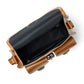 Classy Leather Bags 2-pocket leather sling for women, compact crossbody bag with adjustable strap