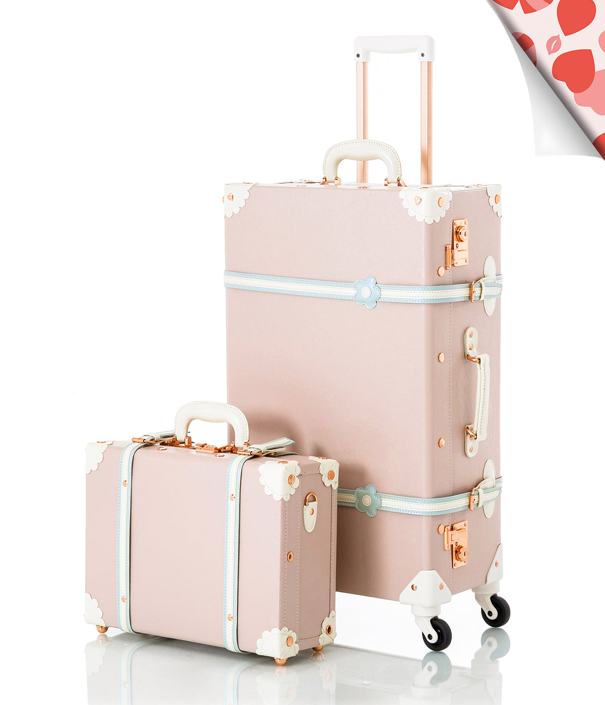 COTRUNKAGE Minimalism XL Check-in Set briefcase with sleek black design and sturdy handles, ideal for travel and business trips.