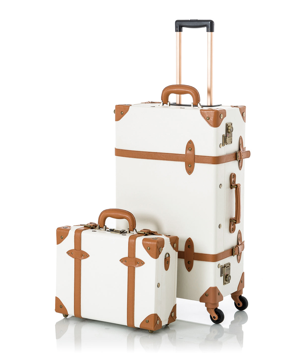 COTRUNKAGE Minimalism XL Check-in Set briefcase with sleek design and spacious interior for travel luggage storage.