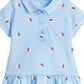 Children's Button Detail Short Sleeve Dress - Farnelli