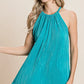 BiBi Pleating Knit Halter Neck Top - Farnelli