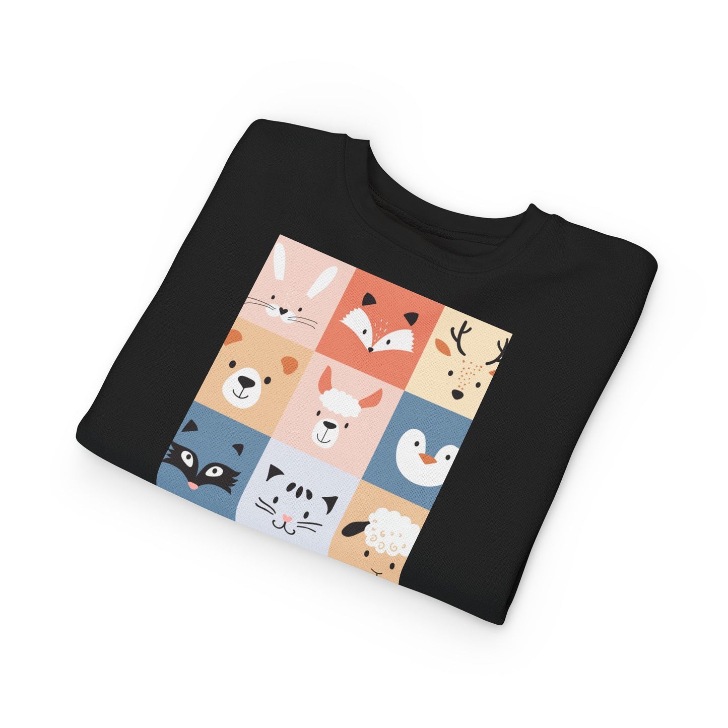 Cute Animal Toddler Sweatshirt | Kids Cozy Crewneck, Baby Gift, Toddler Apparel, Playdate Outfit, Animal Lovers Clothing