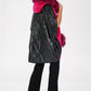 Saga®Furs Silver Fox Wool Alpaca Poncho Vest in Fuchsia