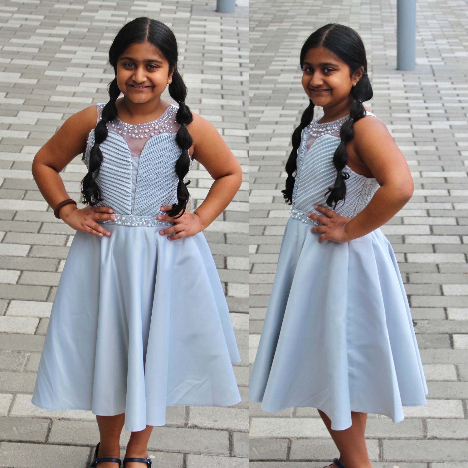 Blossoms Fairy Girls Formal Dress-2