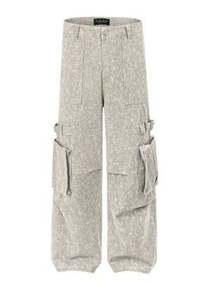 Men's Wide Leg Cargo Jeans - Farnelli