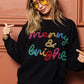 BiBi Tinsel Lettering Christmas Sweater - Farnelli