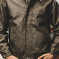 Men's Plus Size Zip Up Stand Collar Biker Jacket - Farnelli