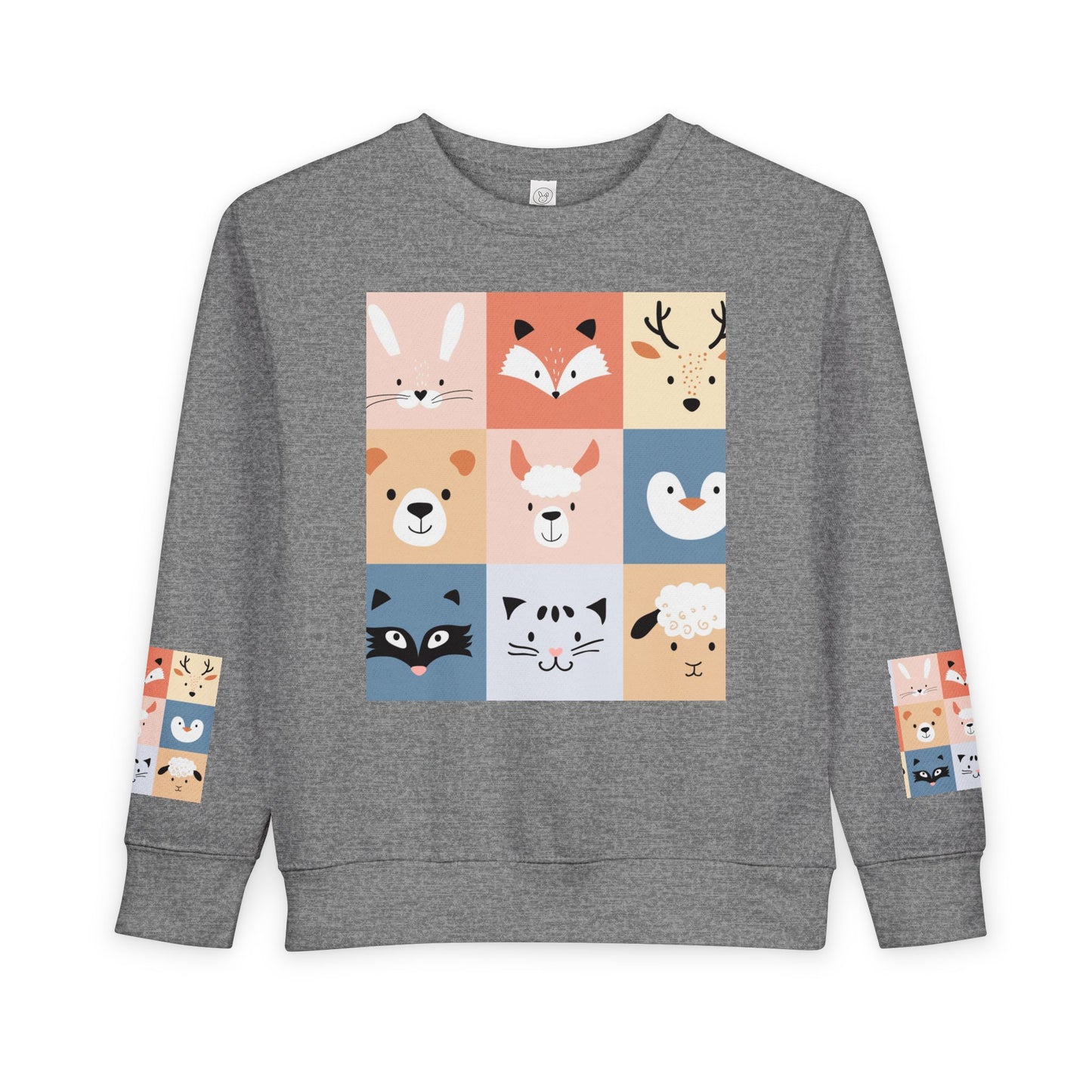 Cute Animal Toddler Sweatshirt | Kids Cozy Crewneck, Baby Gift, Toddler Apparel, Playdate Outfit, Animal Lovers Clothing