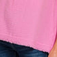 Zenana Double Gauze Raw Edge V-Neck Tank - Farnelli