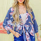 And The Why Front Tie Knot Floral Print Top - Farnelli