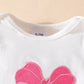 Children's Bowknot Print Ruffle Trim 3 Piece Set - Farnelli