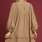 Umgee Boho Peasant Mini Dress with Trim Detail - Farnelli