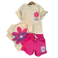 Adore Flowers Girls Short Set - Farnelli
