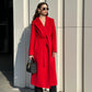 Astoria classic red wraparound wool blend overcoat by Alaska® Outerwear Company